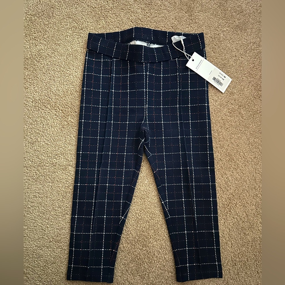 Janie and Jack Checkered Leggings
